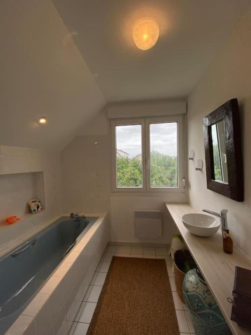 Grande Maison Chaleureuse Avec Vue Mer Imprenable Criel-sur-Mer Bagian luar foto